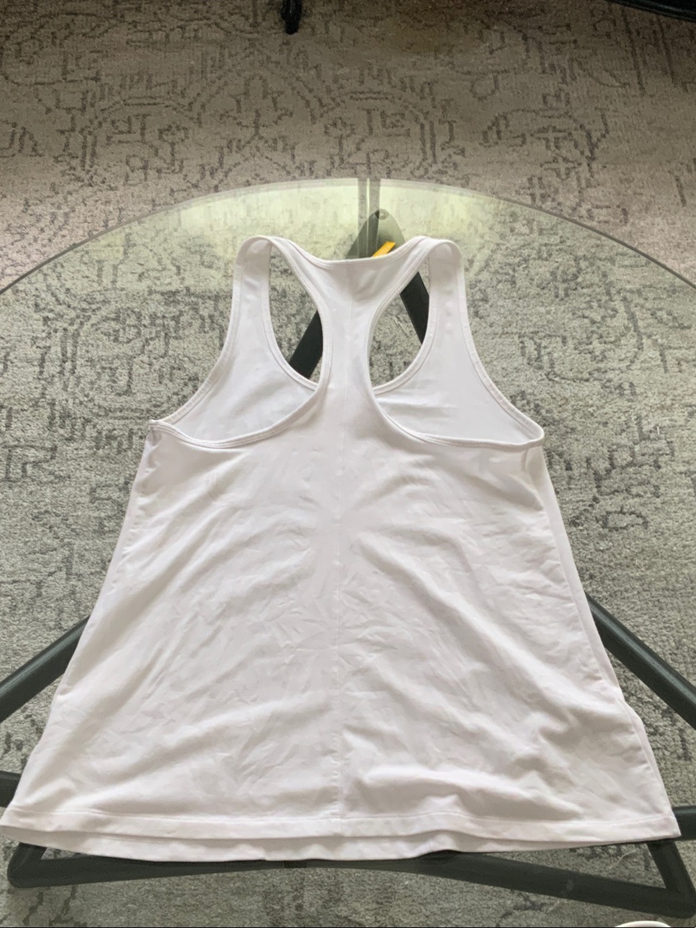 Lole White Racerback Tank M - Picture 3 of 4